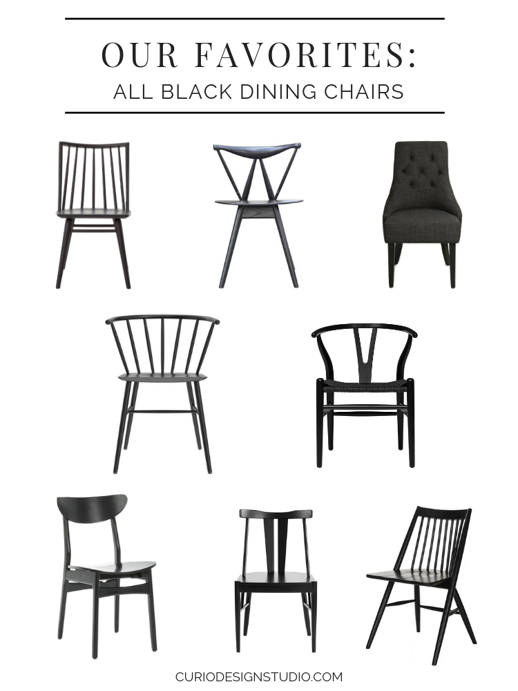 BLACK DINING CHAIRS