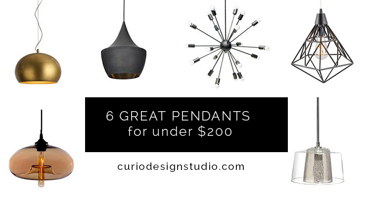 6 GREAT PENDANTS FOR UNDER $200