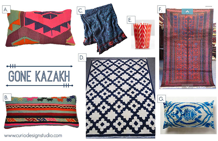 Gone Kazakh : Pattern and Color Inspiration from Central Asia