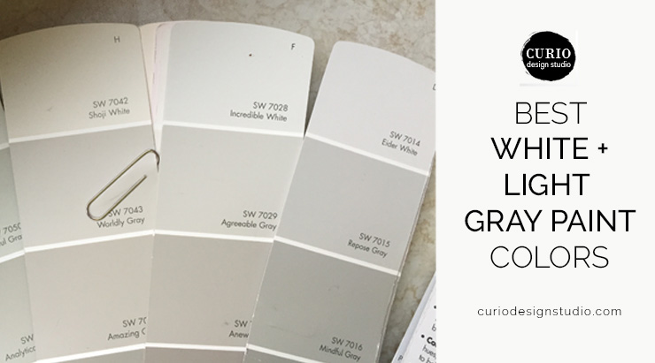 Best White Paint Colors Curio Design Studio - Best White Grey Paint Color Sherwin Williams