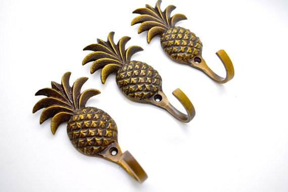 pineapple wall hooks