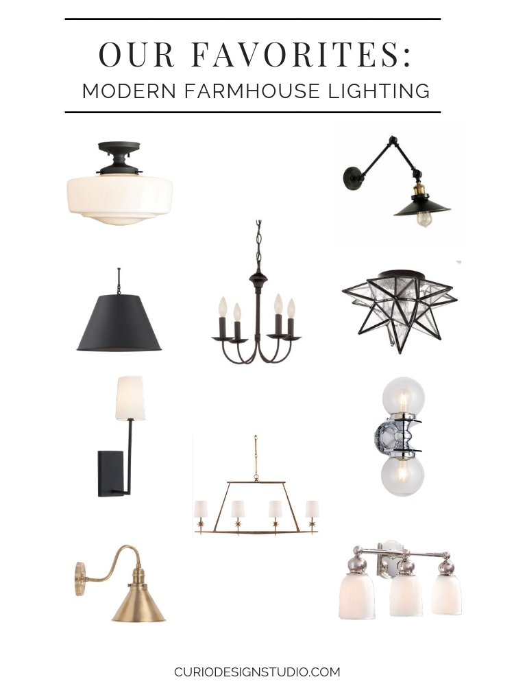 MODERN FARMHOUSE LIGHTING | Curio Design Studio