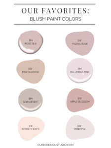 Favorite Blush Paint Colors - Happy V Day! 