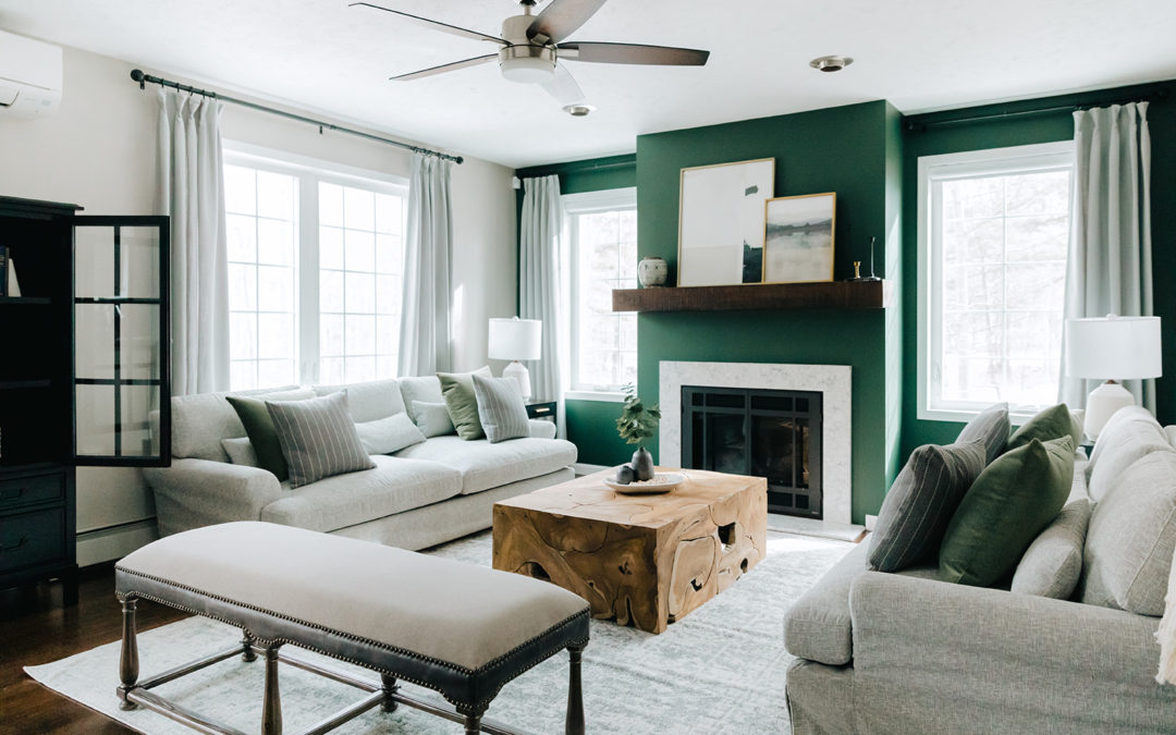 PROJECT REVEAL : NORTHWOODS CHIC LIVING ROOM
