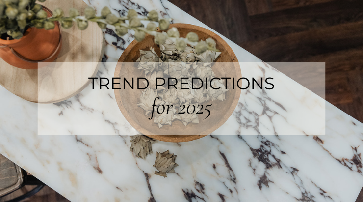 2025 INTERIOR DESIGN TREND PREDICTIONS