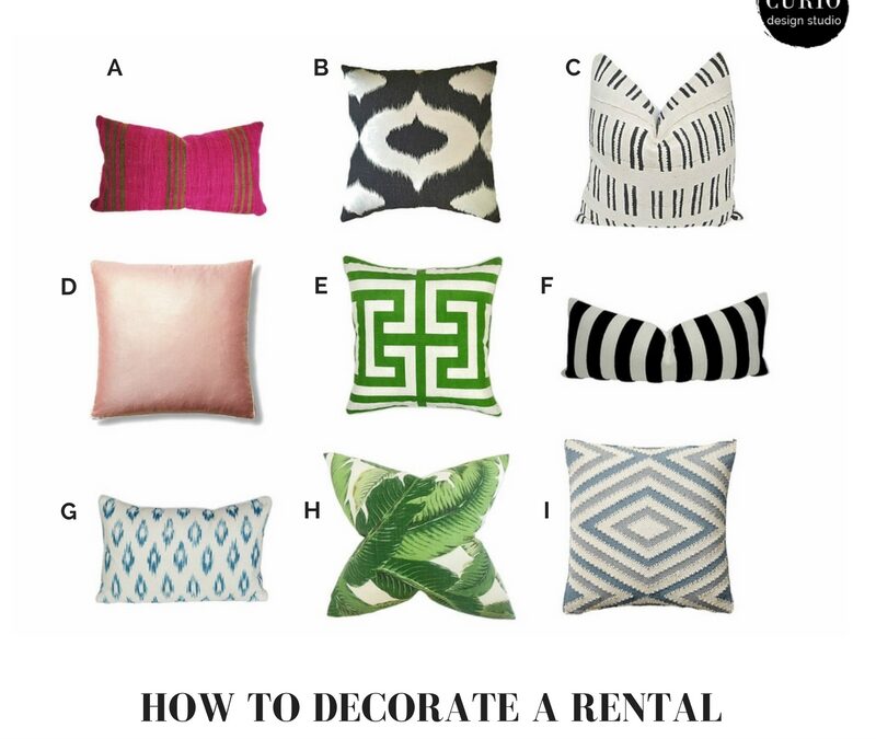 HOW TO DECORATE A RENTAL: THE 3 P’S!